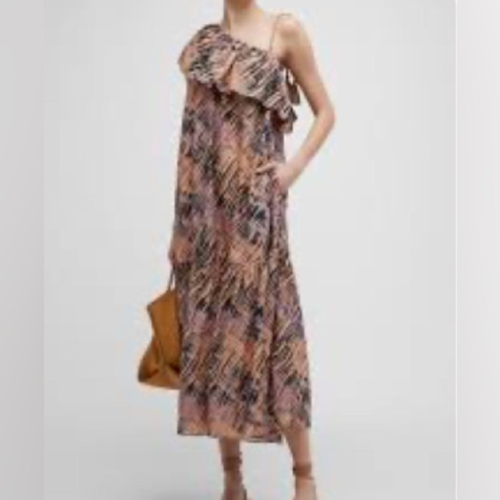 Ulla Johnson Daniela Maxi Dress‎ Coverup printed size Petite